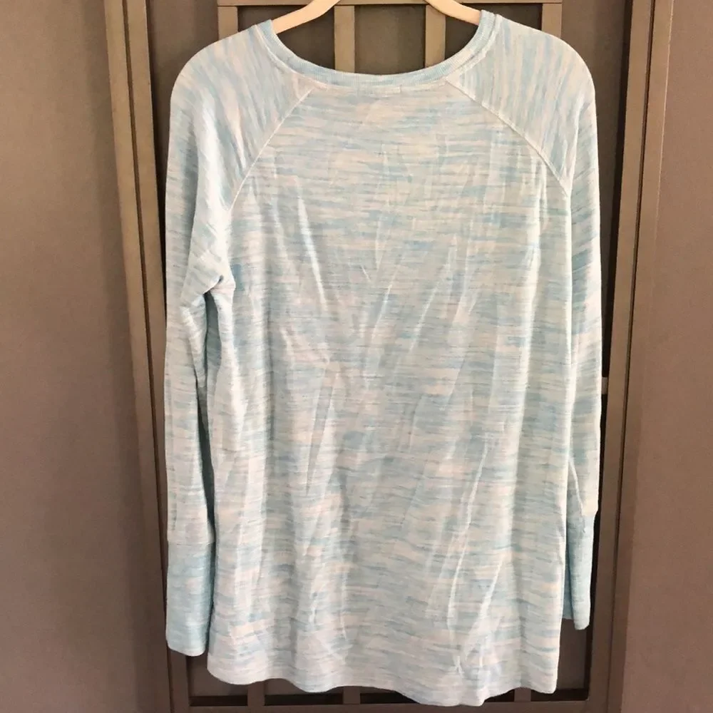 Champion lightweight heather blue sweater sweatshirt M